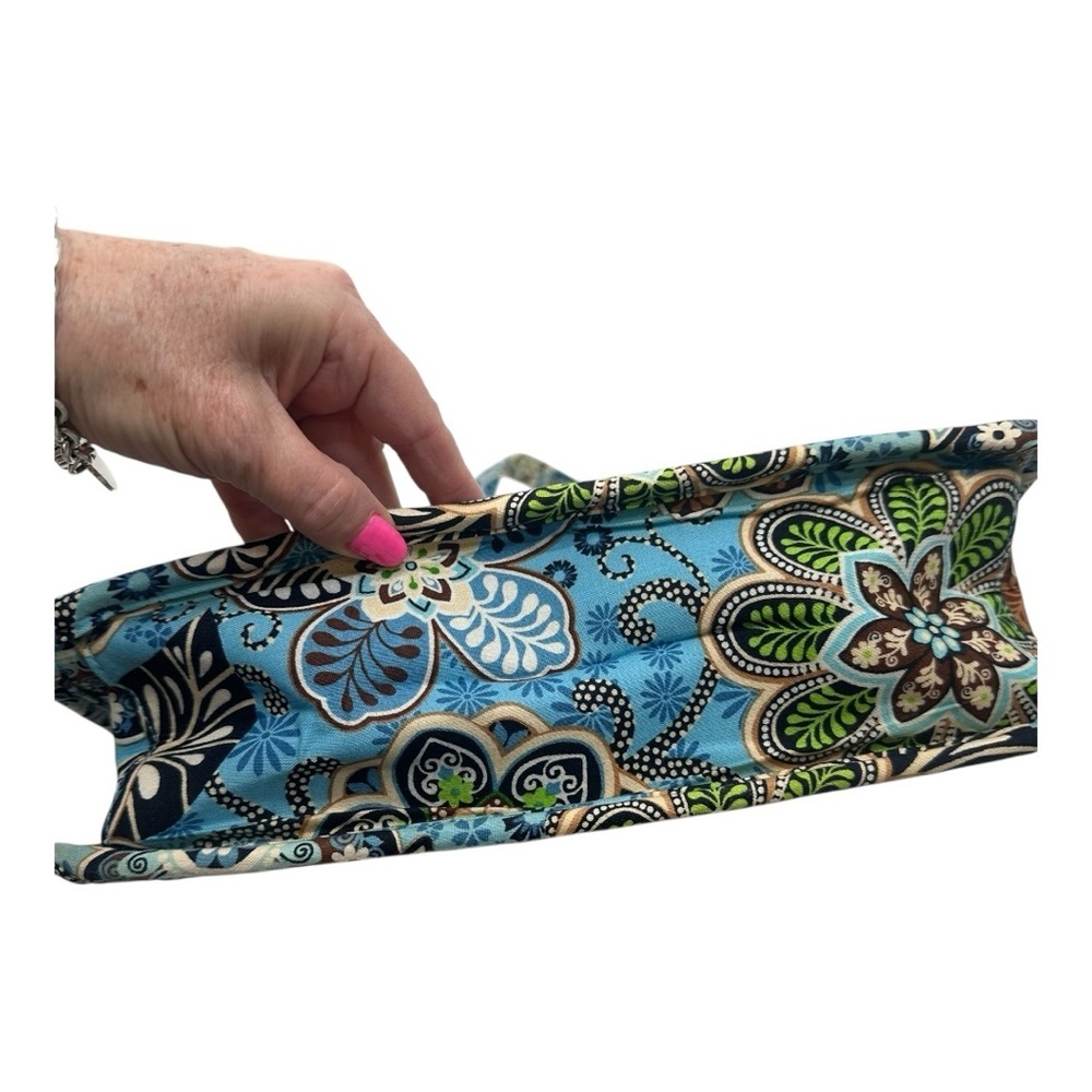 Vera Bradley Bali Blue Hope Garden Structured Tiki Tote Bags Set *HTF Retired* - Picture 11 of 13
